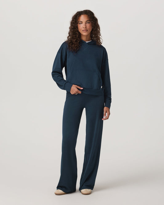 Halo Pullover Hoodie Women's Blue Coast Heather Hoodie | Vuori for sale - US 7422
