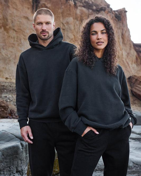 Restore Oversized Hoodie Washed Black | Vuori for sale - US 4546