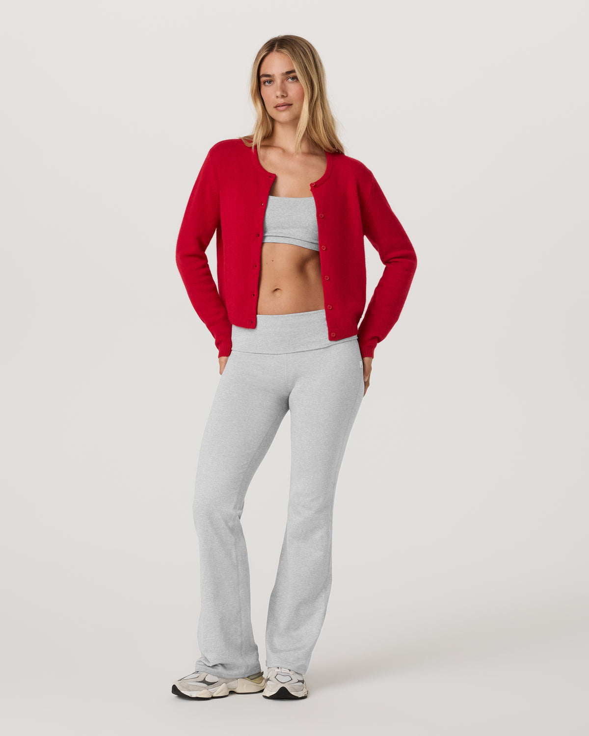 Émilie Cashmere Cardi Women's Cherry Cardi | Vuori outlet - US 4920
