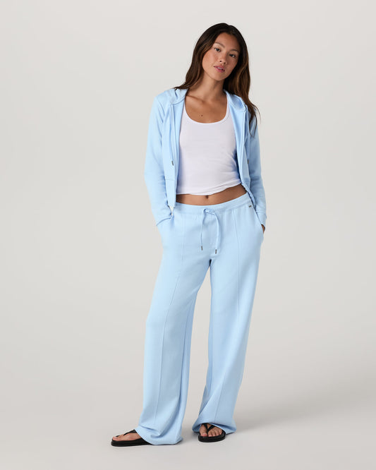 Compose Full Zip Hoodie Women's Crystal Blue Jacket | Vuori shop - US 9425