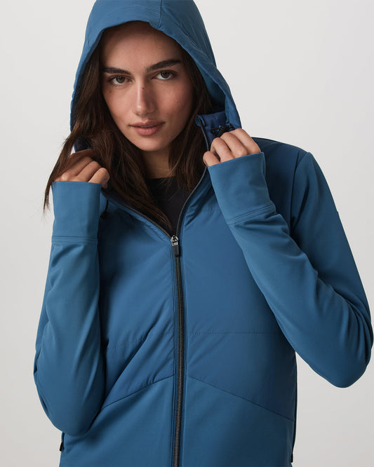 Chilled Out Full Zip Women's Lagoon Training Jacket | Vuori discount - US 1264