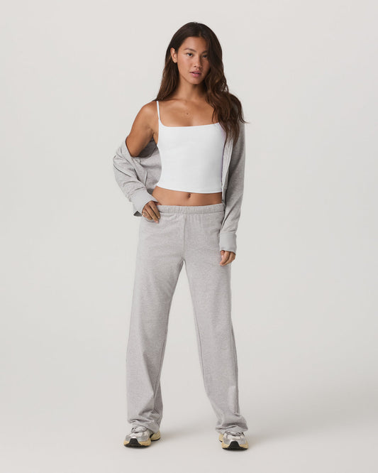 Women's Halo Modern Straight Leg Pant-Short Pale Grey | Vuori outlet - US 4918