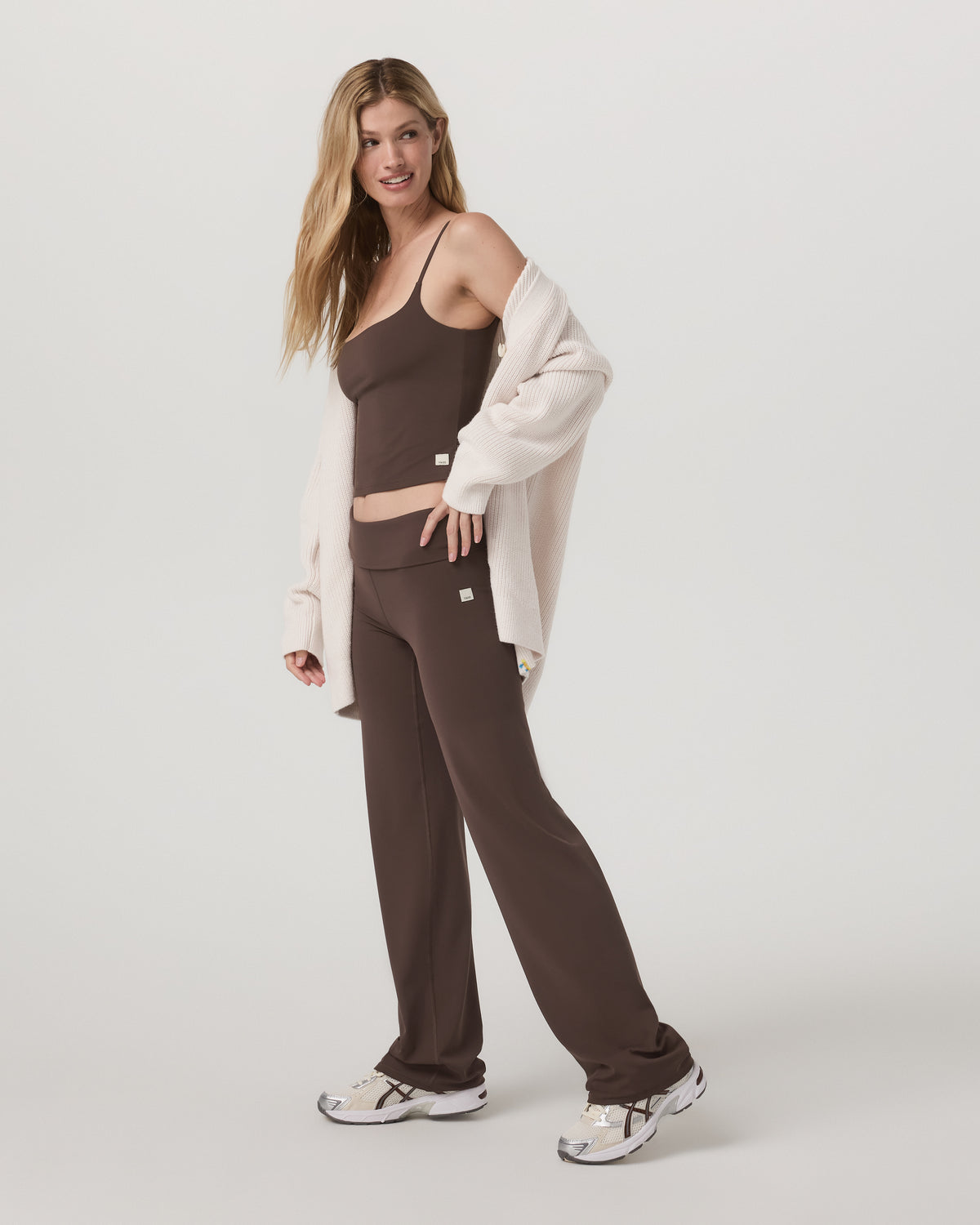 Vuori AllTheFeels™ Foldover Pant Women's Java Pants | Vuori sale - US 3619