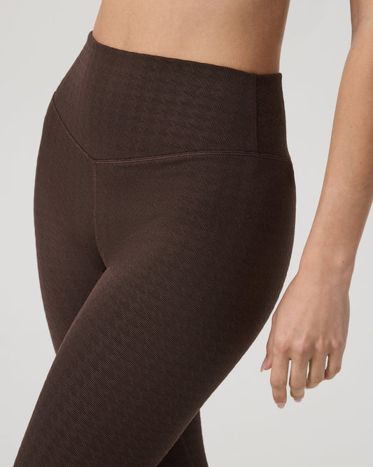 Women's Textured Chilled Out Legging Java Houndstooth | Vuori outlet - US 2501