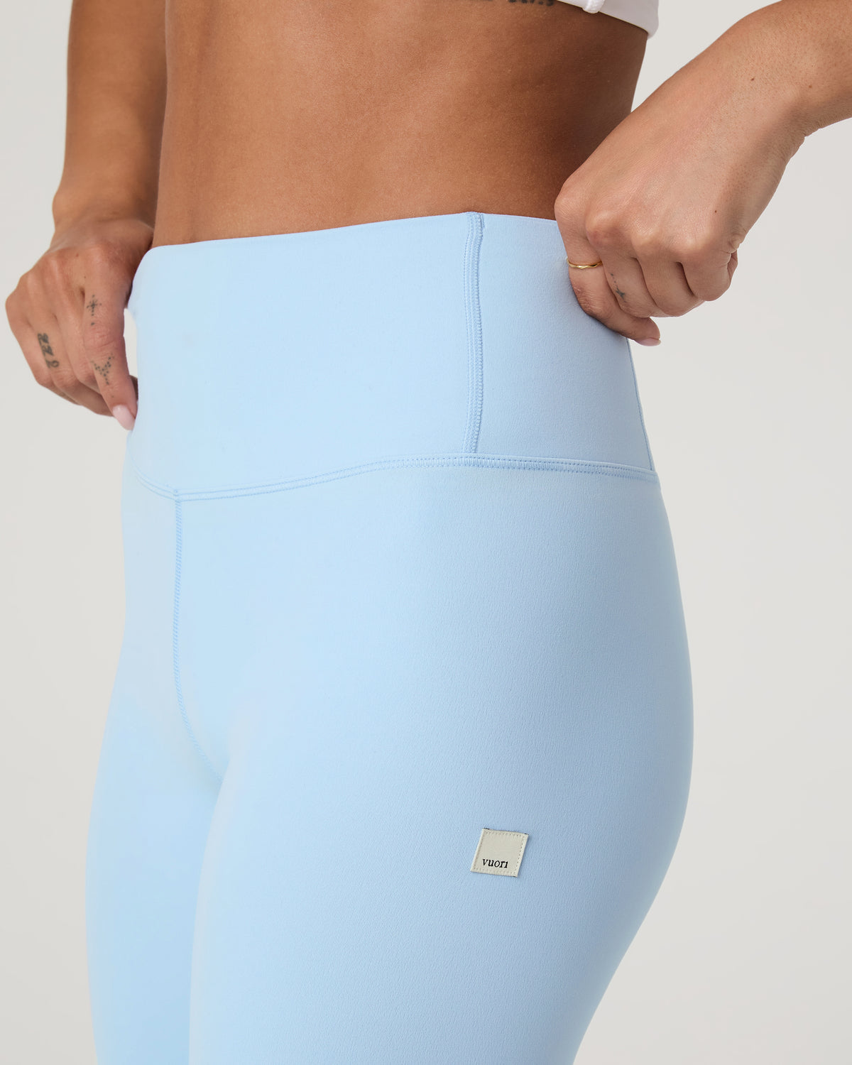 Vuori AllTheFeels™ Slim Flare Crystal Blue Leggings | Vuori for sale - US 1661