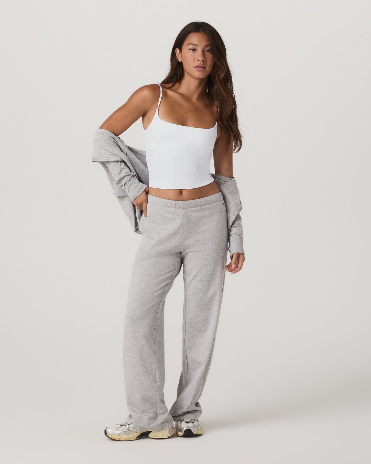 Halo Modern Straight Leg Pant Women's Pale Grey Pants | Vuori discount - US 2086