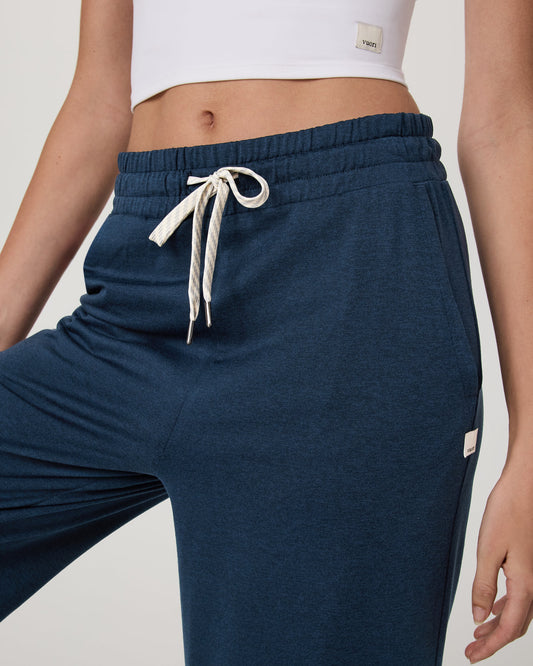 Halo Wideleg - Long Women's Blue Coast Heather Pants | Vuori outlet - US 6344