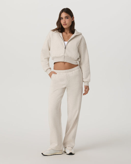 Women's Restore Straight Leg Sweatpant Bone Heather | Vuori outlet - US 5148