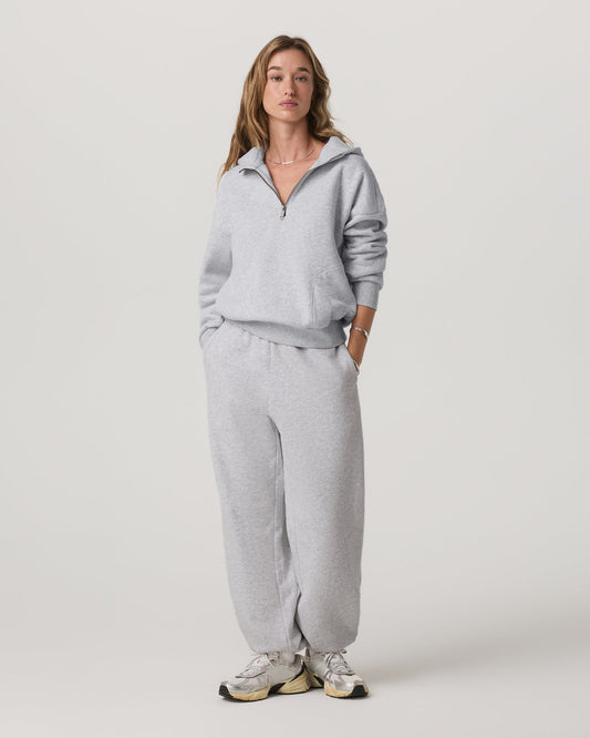 Women's Restore Classic Sweatpant - Short Pale Grey | Vuori discount - US 2900