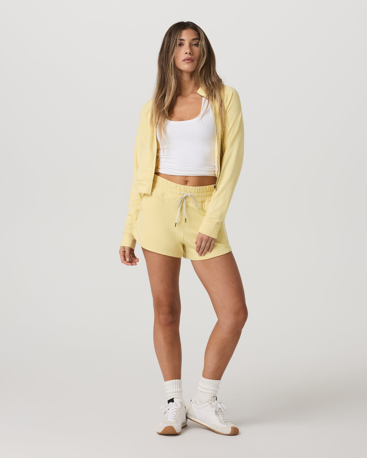 Women's Halo Performance Short 2.0 Lemon Snap Heather | Vuori outlet - US 1245