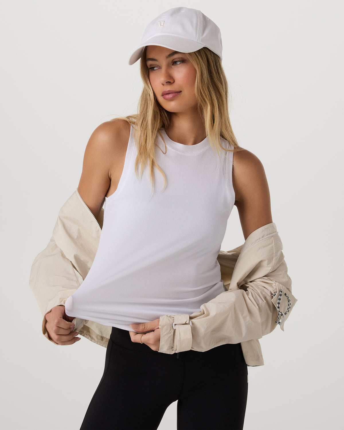Energy Top Long Women's White Performance Tank Top | Vuori discount - US 7116