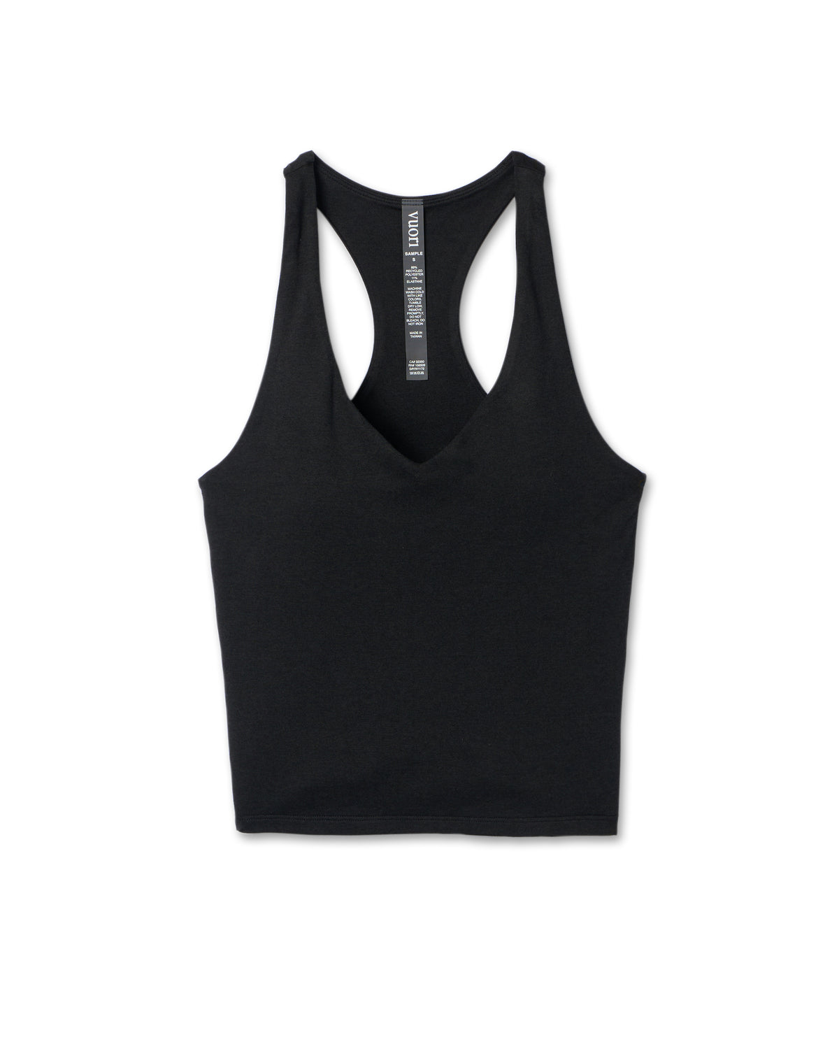 Halo Performance Crop 2.0 Black Heather Tank | Vuori onsale - US 9047