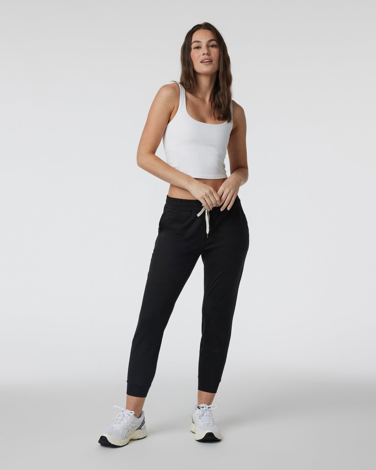 Daily Crop Women's White Crop Tank Top | Vuori onsale - US 4253