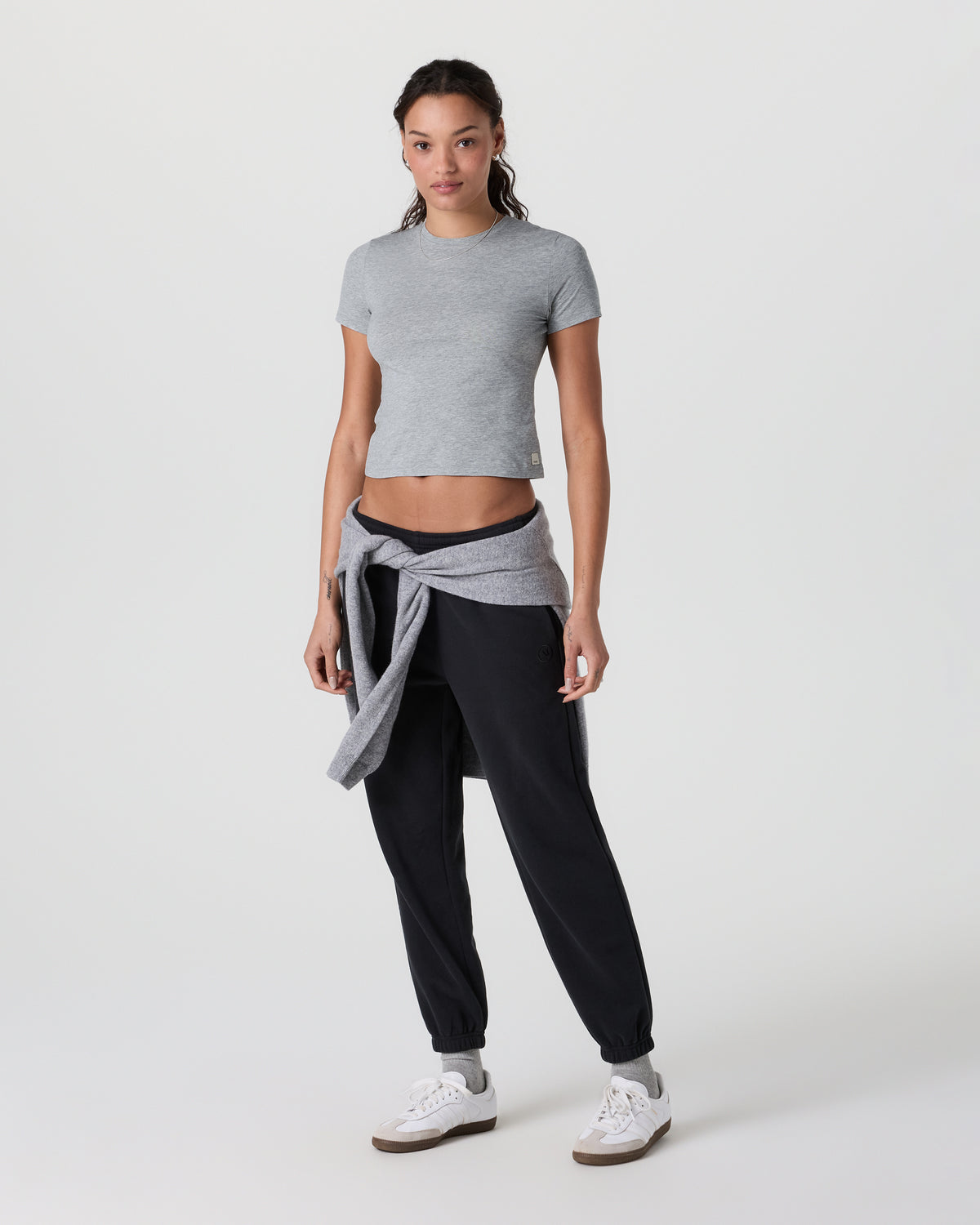 Feather Baby Tee Light Heather Grey | Vuori onsale - US 3942