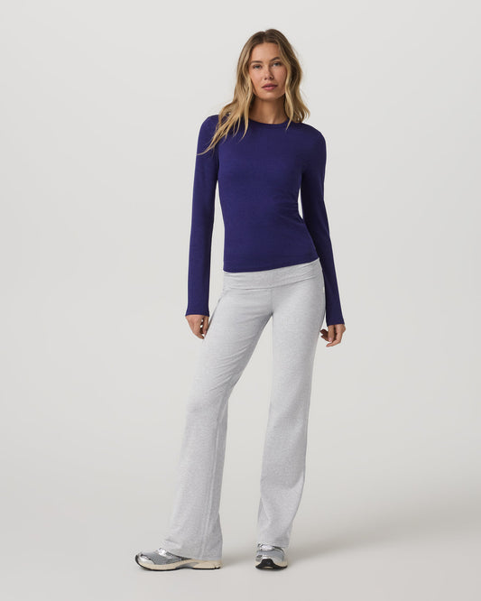 Long Sleeve Halo Essential Crew Tee Stellar Sky Heather | Vuori sale - US 1951