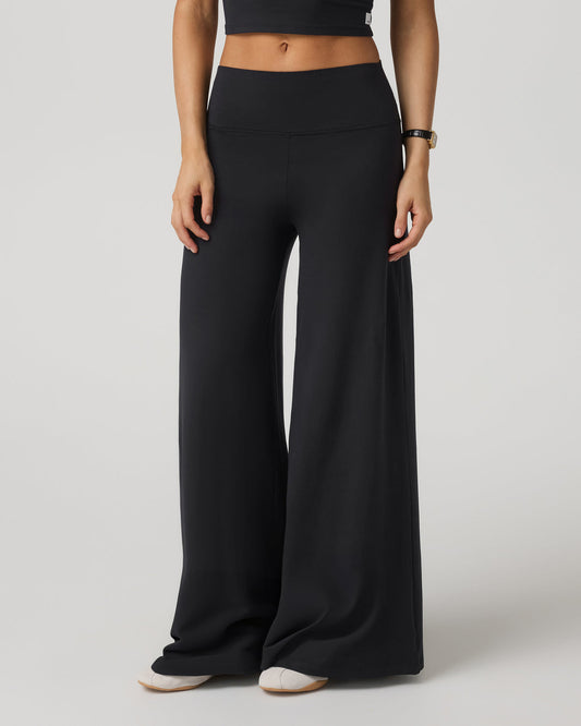 Halo Easy Wideleg Pant Women's Solid Black Wideleg Pants | Vuori discount - US 2304