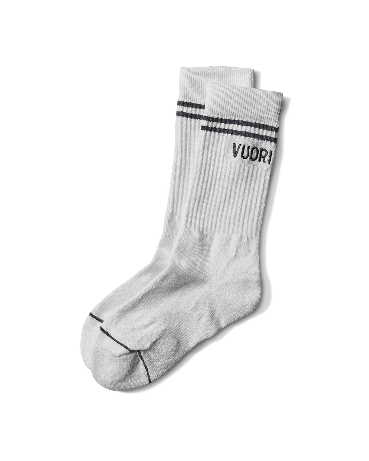 Vuori Crew Sock White Performance Crew Socks | Vuori for sale - US 6133