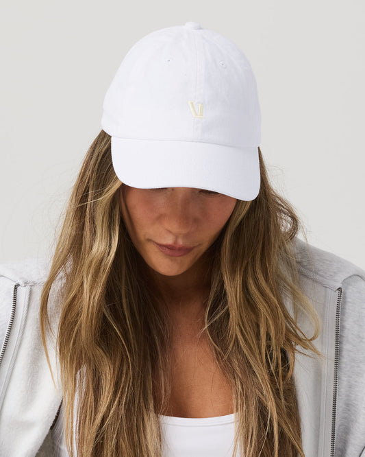 Vuori Dad Hat Low Profile White Hat | Vuori onsale - US 4421