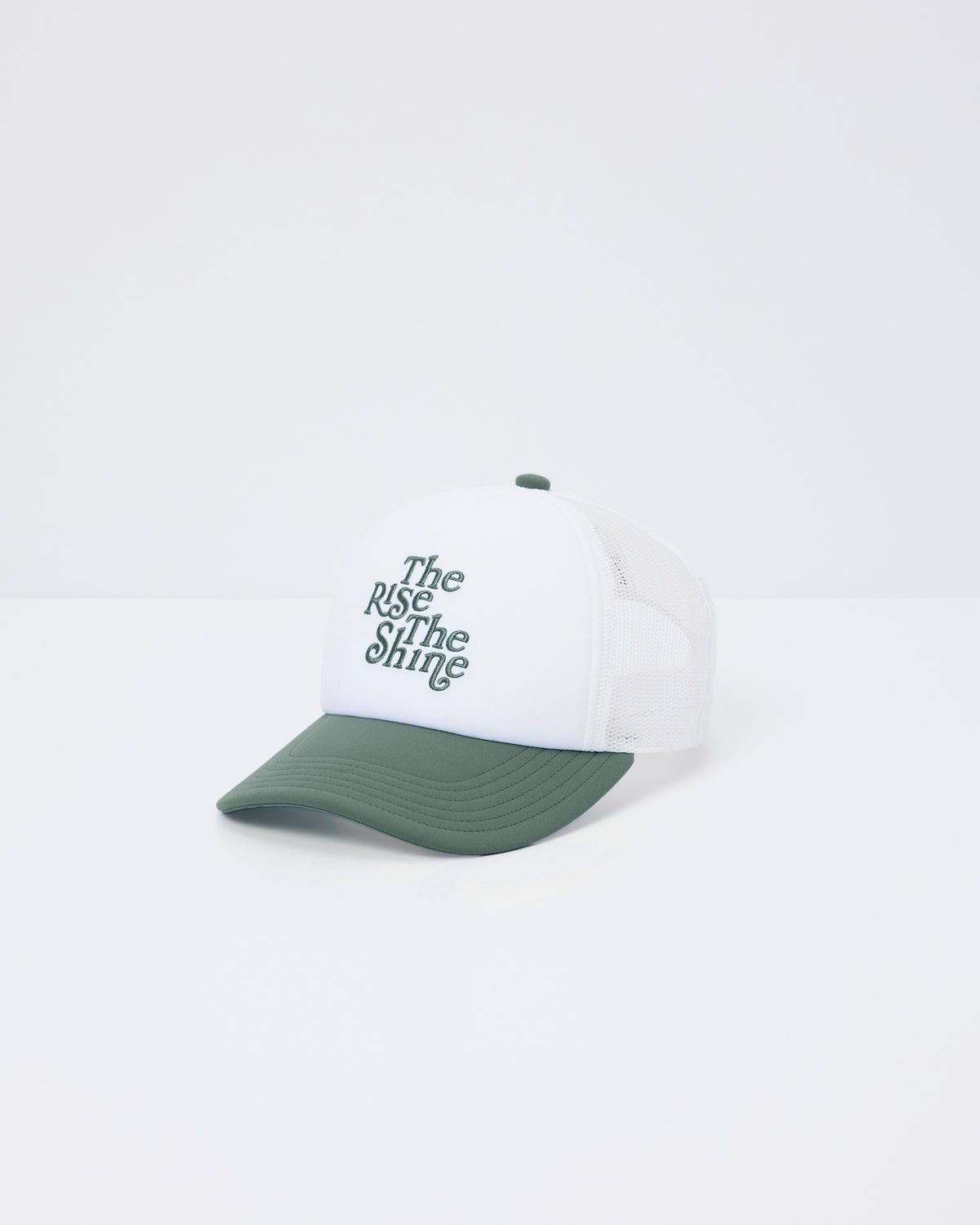 The Rise The Shine Trucker Hat Agate Green Trucker Hat | Vuori online - US 4889