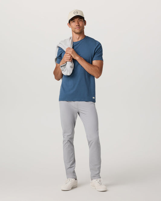 Meta Pant Athletic Slim Fit 30" Sea Fog 5-Pocket Pants | Vuori for sale - US 1145