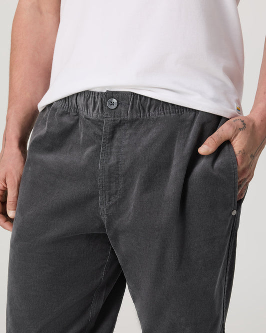 Men's Optimist Elastic Waist Pant Classic Fit Charcoal | Vuori outlet - US 3347