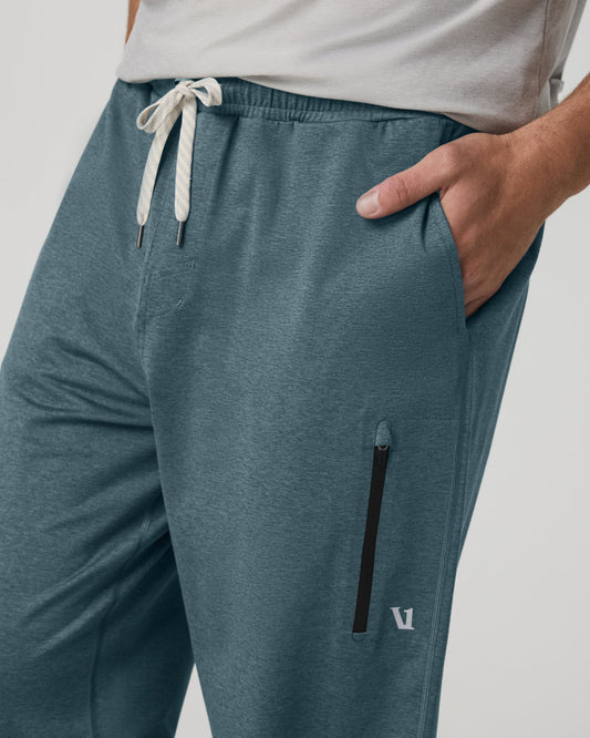 Men's Sunday Performance Sweatpant Blue Sea Heather | Vuori sale - US 2279