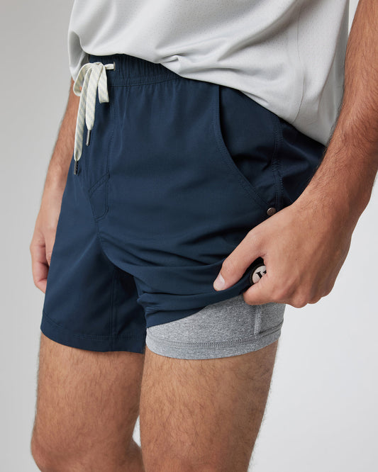 Kore Short Lined 5" Men's Ink Athletic Shorts | Vuori sale - US 7442
