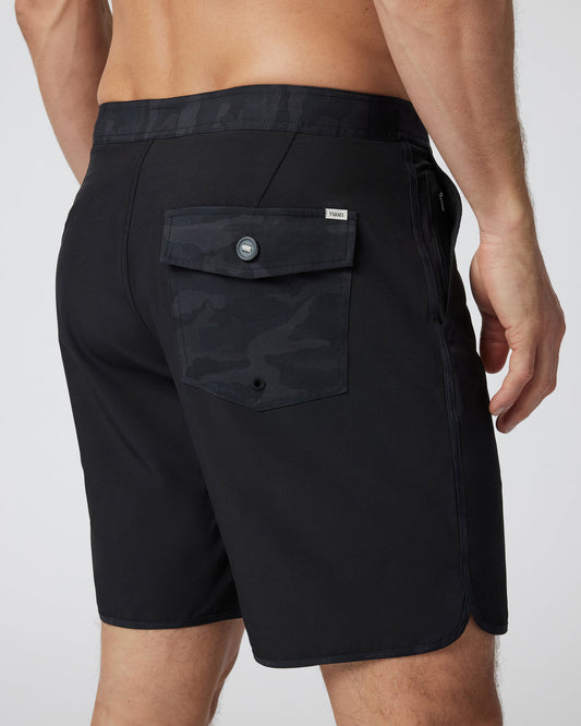 Cruise Boardshort Men's Black Swim Trunks | Vuori outlet - US 6800