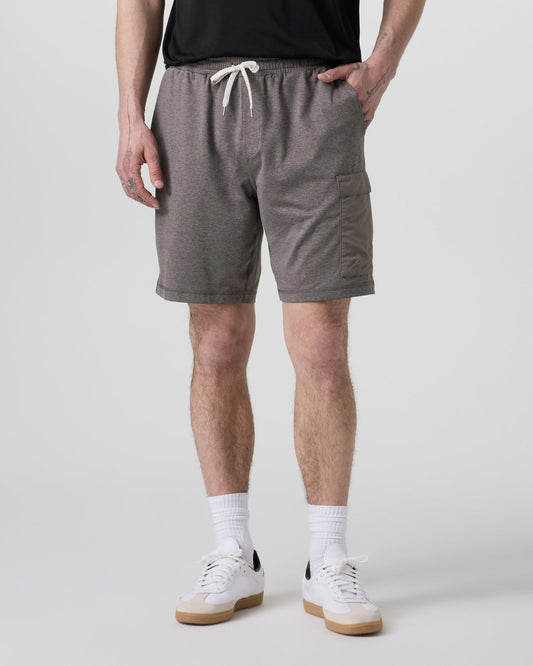 Sunday Performance Utility Short Classic Fit 8" Warm Grey Heather | Vuori outlet - US 1709