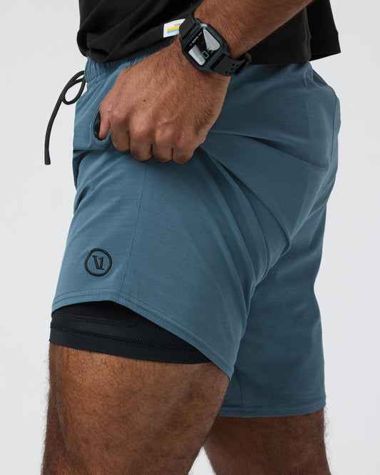 Elevate Kore Short Lined 7" Light Deep Sea Performance Shorts | Vuori onsale - US 4636