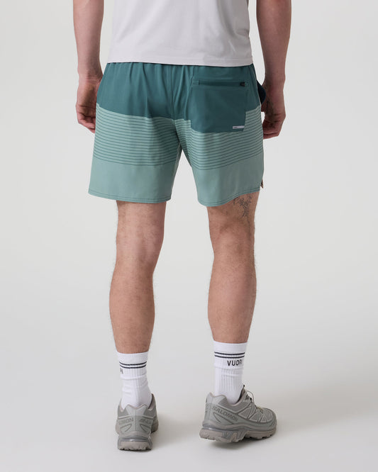Trail Short 2.0 Light Deep Sea Stripe/Salt | Vuori online - US 3428