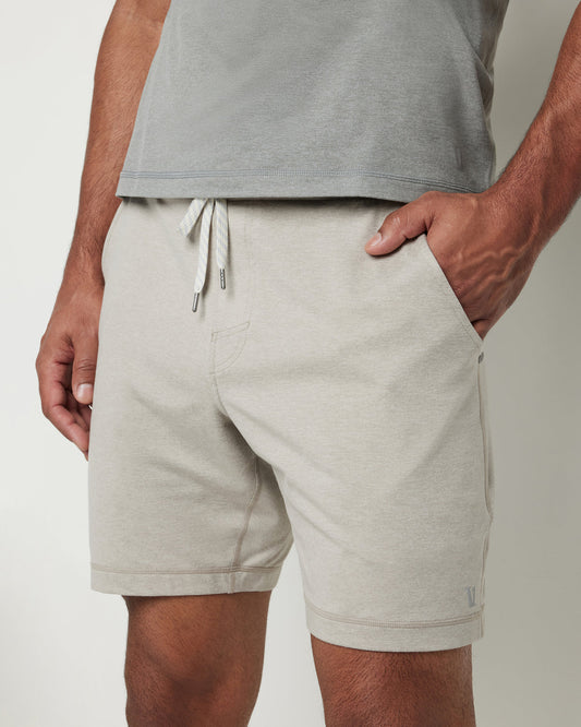 Ponto Short Men's Dark Salt Heather Jogger Shorts | Vuori onsale - US 1097