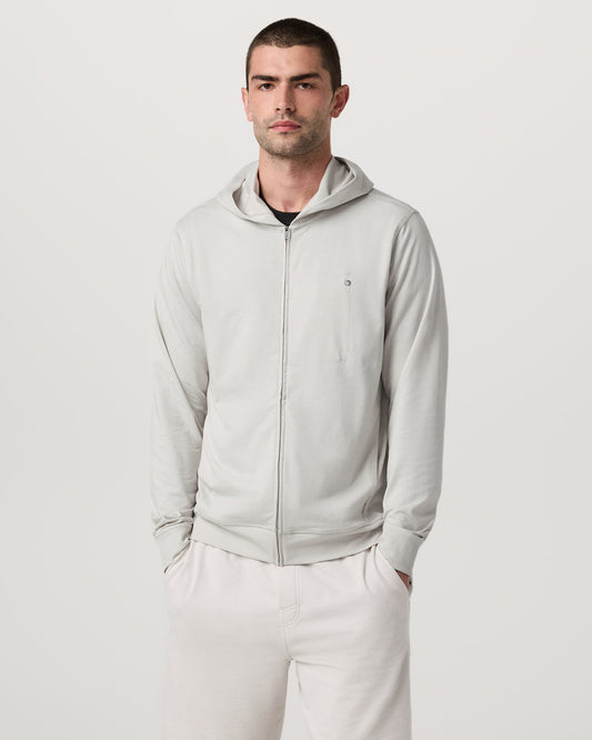 Ponto Full Zip Hoodie Men's Salt Heather Hoodie | Vuori shop - US 6016