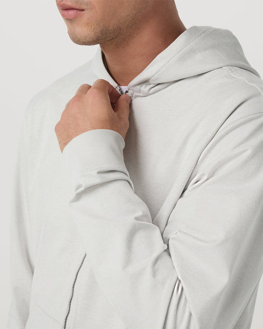 Coronado Full Zip Hoodie 2.0 Men's Salt Heather Jacket | Vuori outlet - US 2510