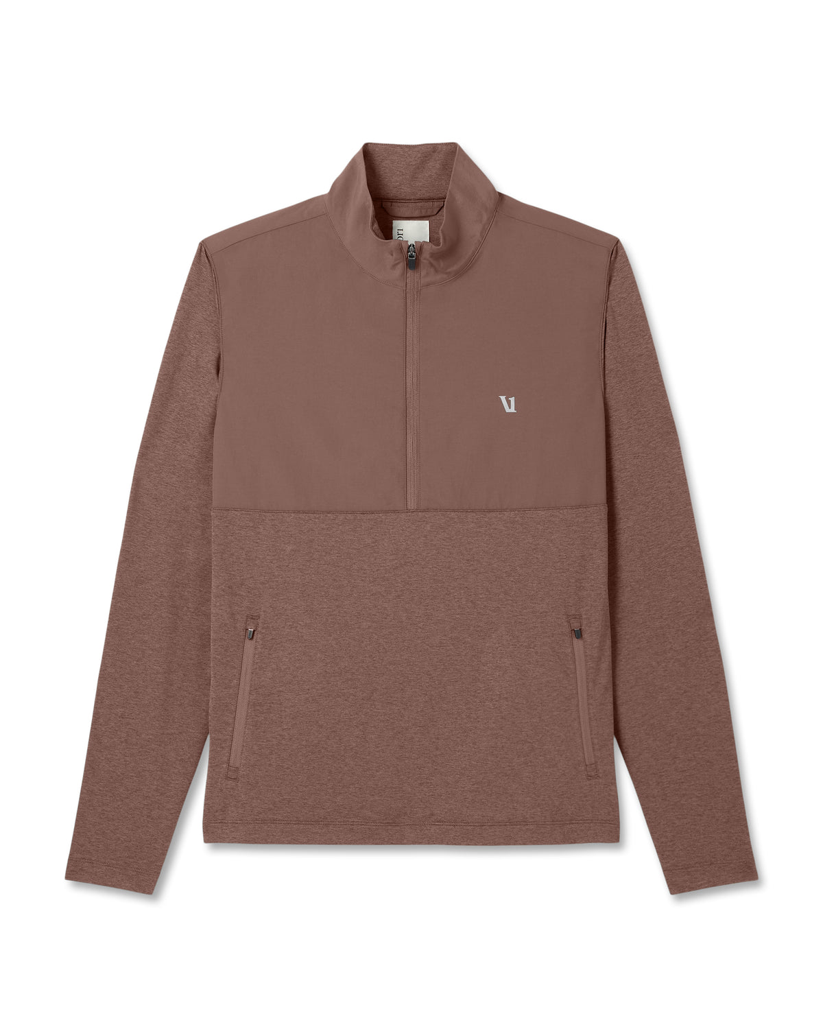 Sunday Element Half Zip Men's Sable Heather Layer | Vuori sale - US 5658