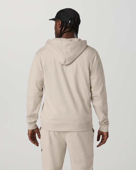 Men's Coronado Full Zip Hoodie 2.0 Limestone Heather | Vuori sale - US 1732