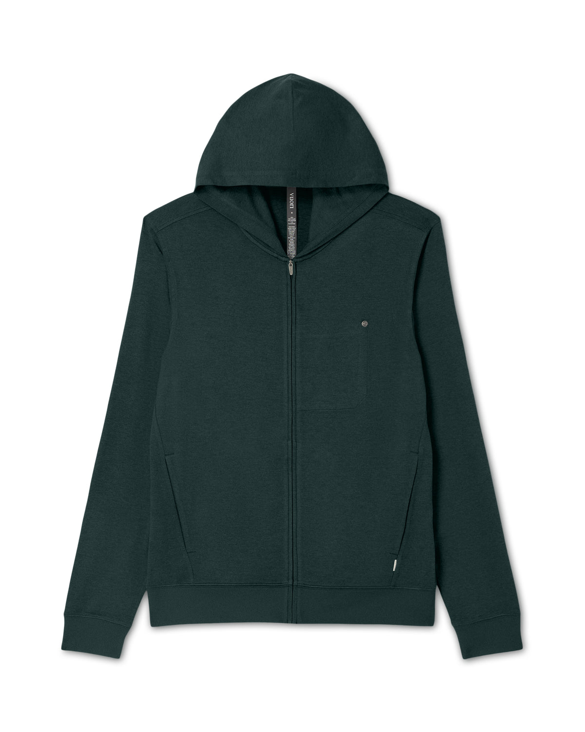 Ponto Full Zip Hoodie Men's Spruce Heather Hoodie | Vuori sale - US 5470