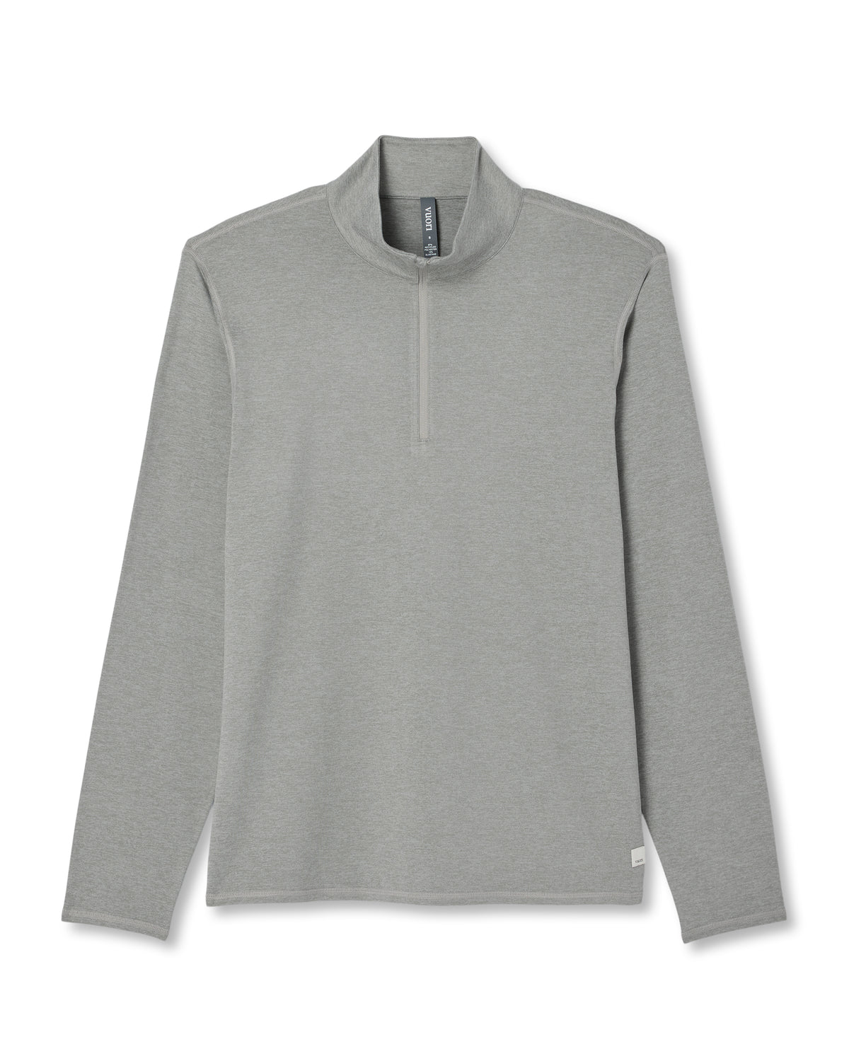 Ponto 1/2 Zip Mock Neck Men's Driftwood Heather Top | Vuori discount - US 5373