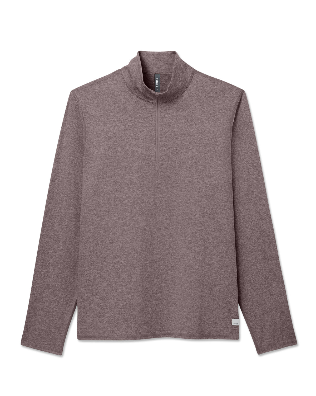 Ponto 1/2 Zip Mock Neck Men's Huckleberry Heather Top | Vuori discount - US 4699