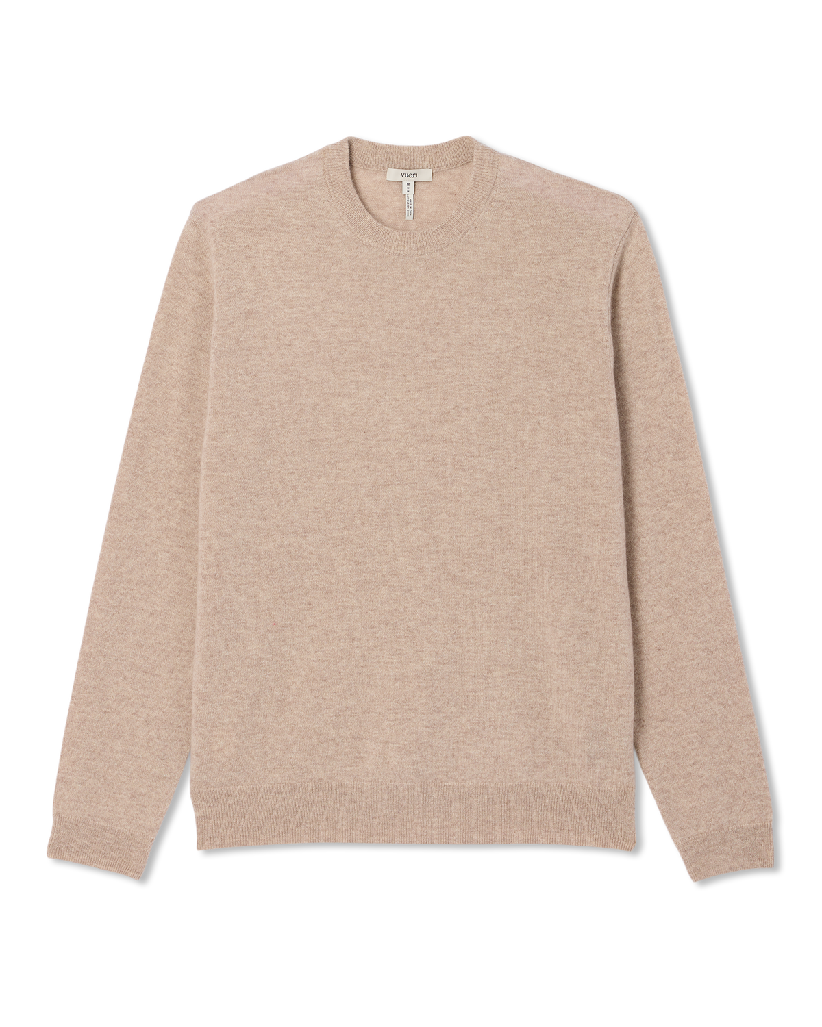 Berik Cashmere Sweater Men's Oatmeal Heather Sweater | Vuori sale - US 3295