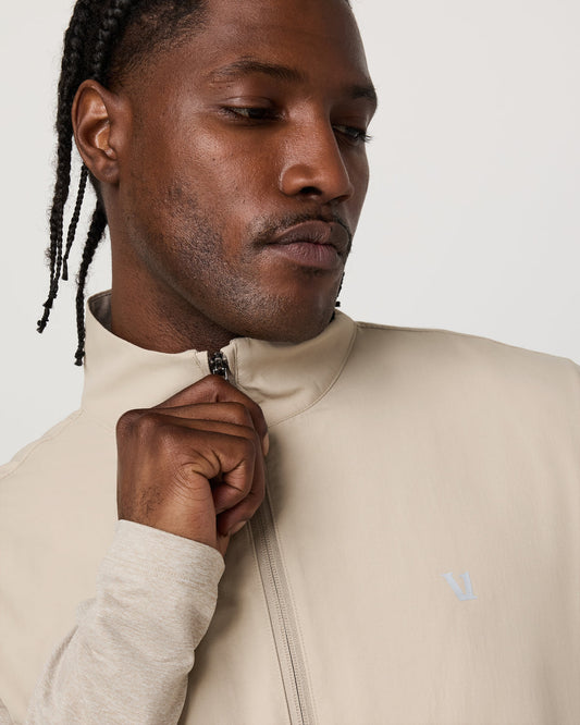 Sunday Element 1/2 Zip Men's Toast Heather Pullover | Vuori shop - US 8898