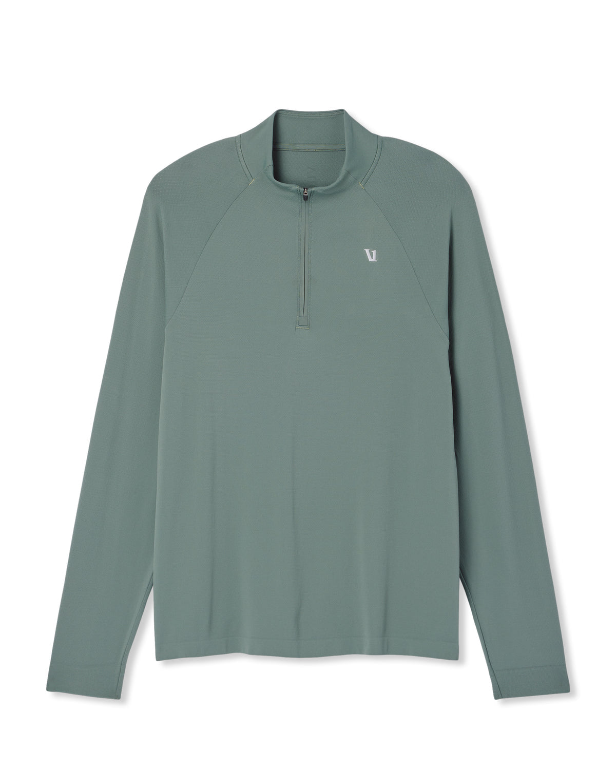 Clearview Seamless Quarter Zip Men's Marsh Long Sleeve | Vuori shop - US 7211