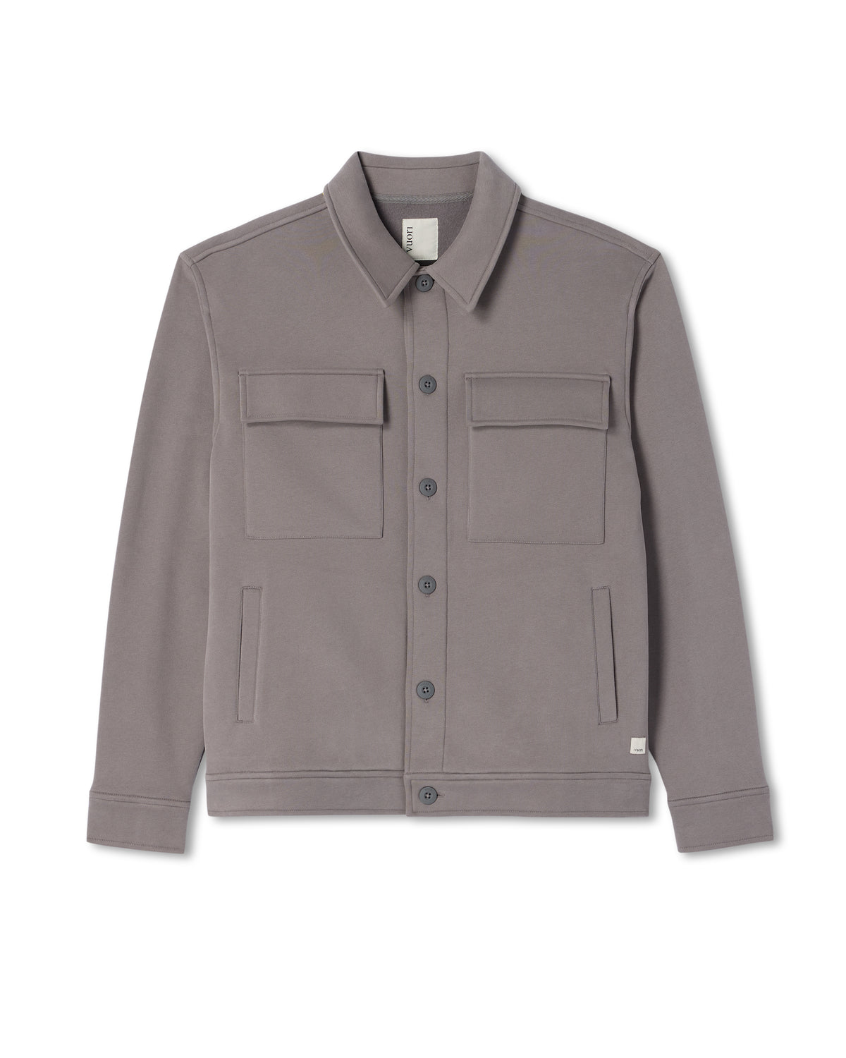 Seaside Shirt Jacket Men's Cavern Grey Lifestyle Jacket | Vuori discount - US 9779