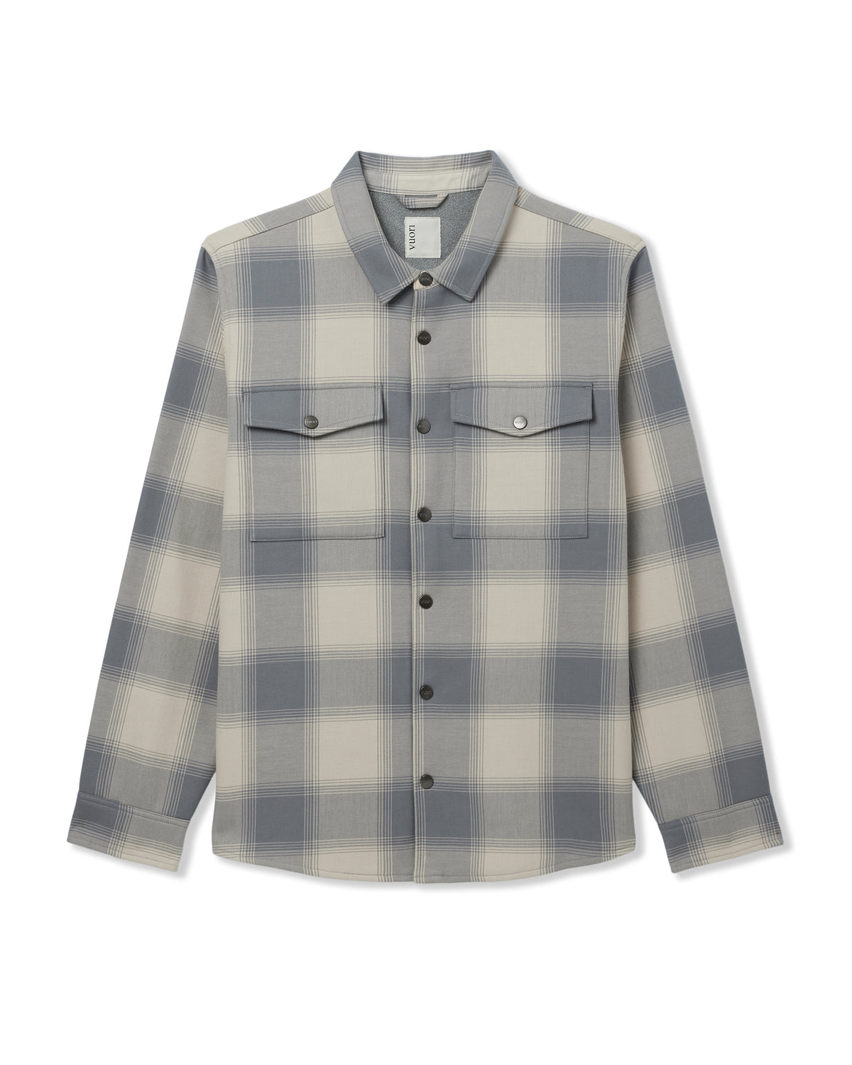 Range Shirt Jacket 2.0 Men's Mushroom Plaid Jacket | Vuori onsale - US 7762