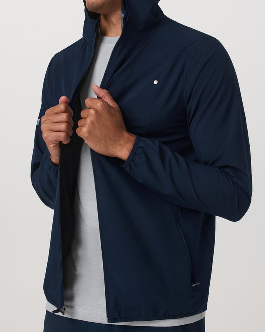 Outdoor Trainer Shell Men's Lightweight Full-Zip Ink Jacket | Vuori for sale - US 4790
