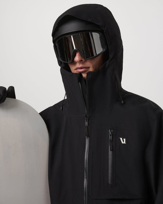 Taika Snow Shell Men's Black Ski/Board Jacket for Winter | Vuori discount - US 4947