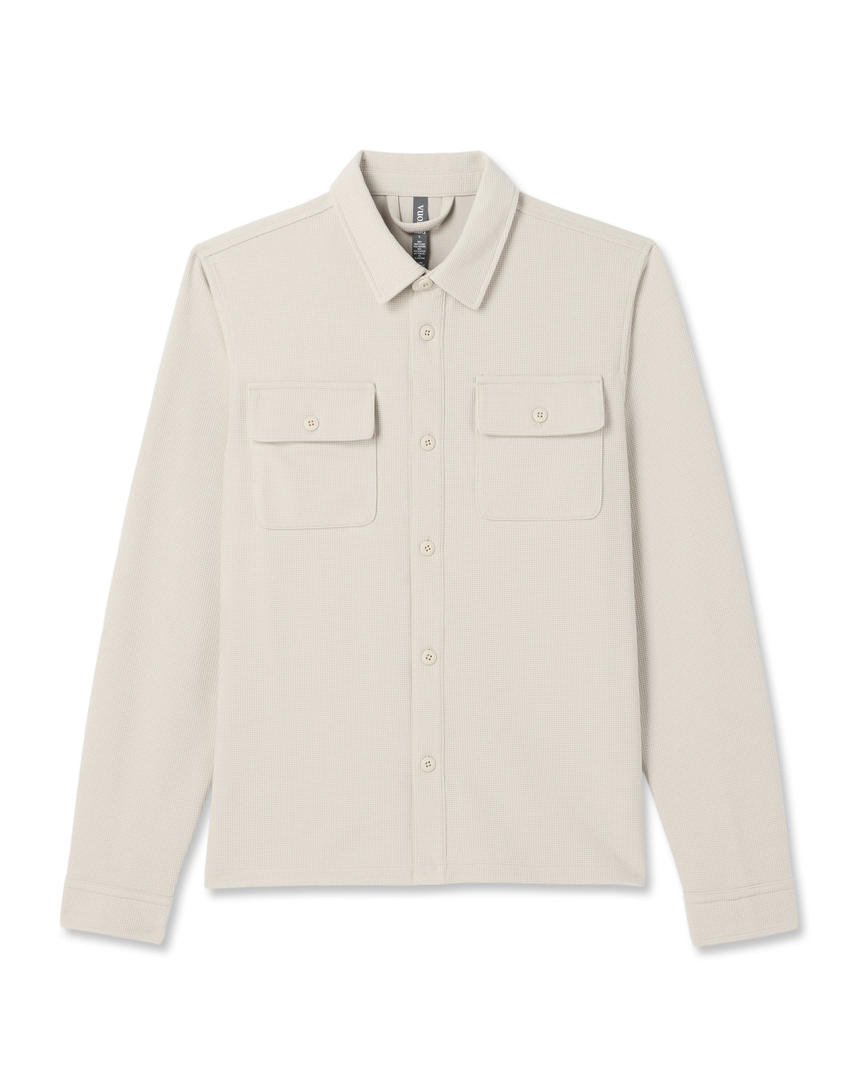 Waffle Shirt Jacket Men's Mushroom Waffle Knit Top | Vuori onsale - US 9656