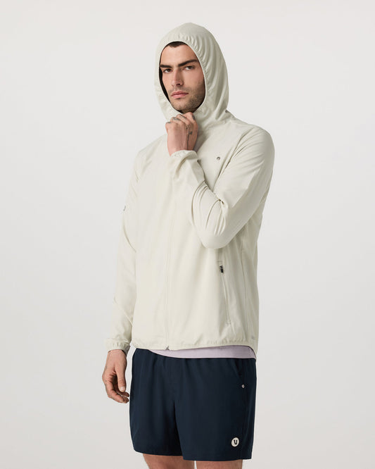 Outdoor Trainer Shell Men's Winter Grey Hooded Jacket | Vuori outlet - US 7559