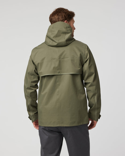 Tuuli Rain Jacket Men's Dark Metal Waterproof Jacket | Vuori outlet - US 9993