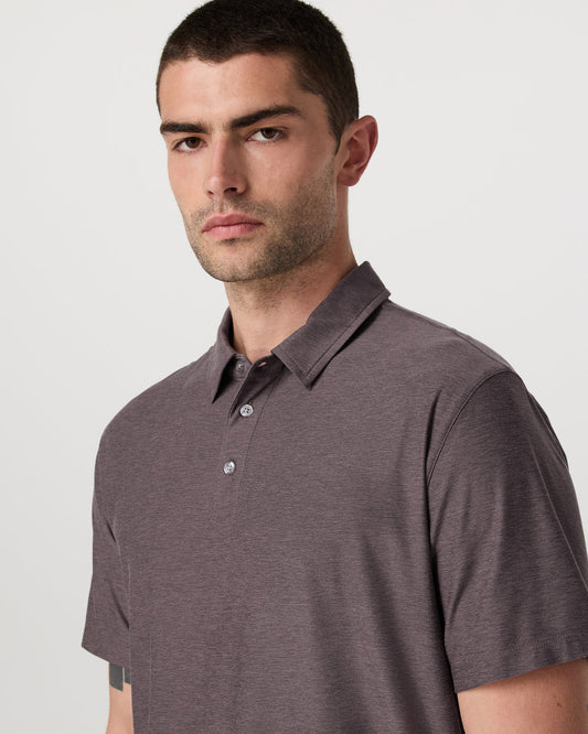 Strato Tech Polo Men's Huckleberry Heather Polo Shirt | Vuori shop - US 1288